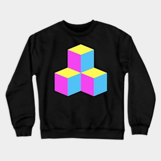 Retro 90s Vaporwave Pattern Crewneck Sweatshirt